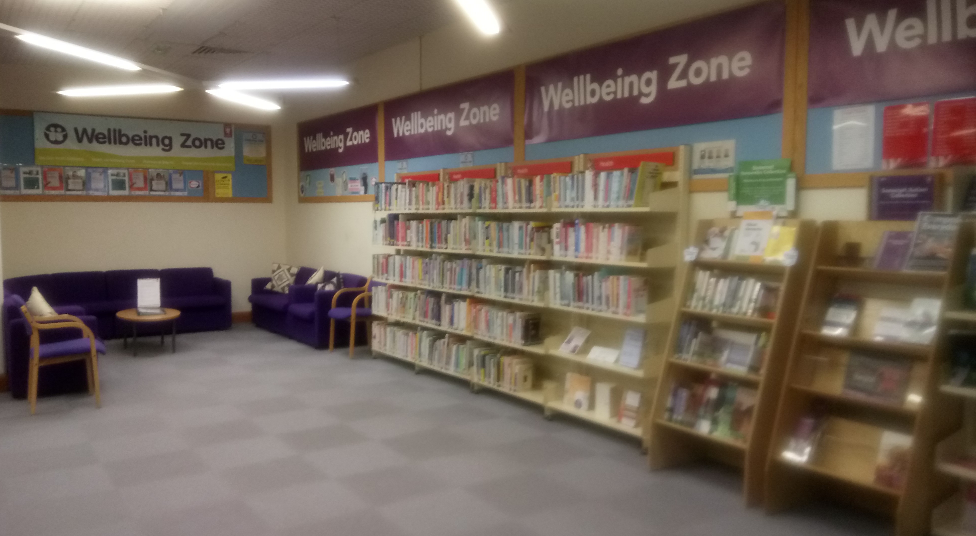 Taunton Library Wellbeing Zone
